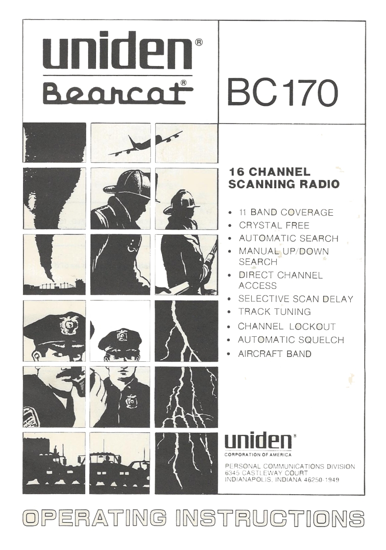 Bearcat_BC170_(Manual操作说明书手册)