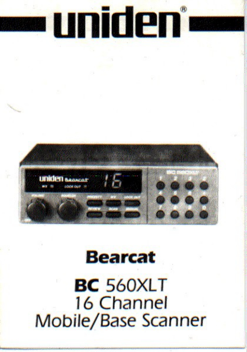 Bearcat_BC560XLT_(Manual操作说明书手册)