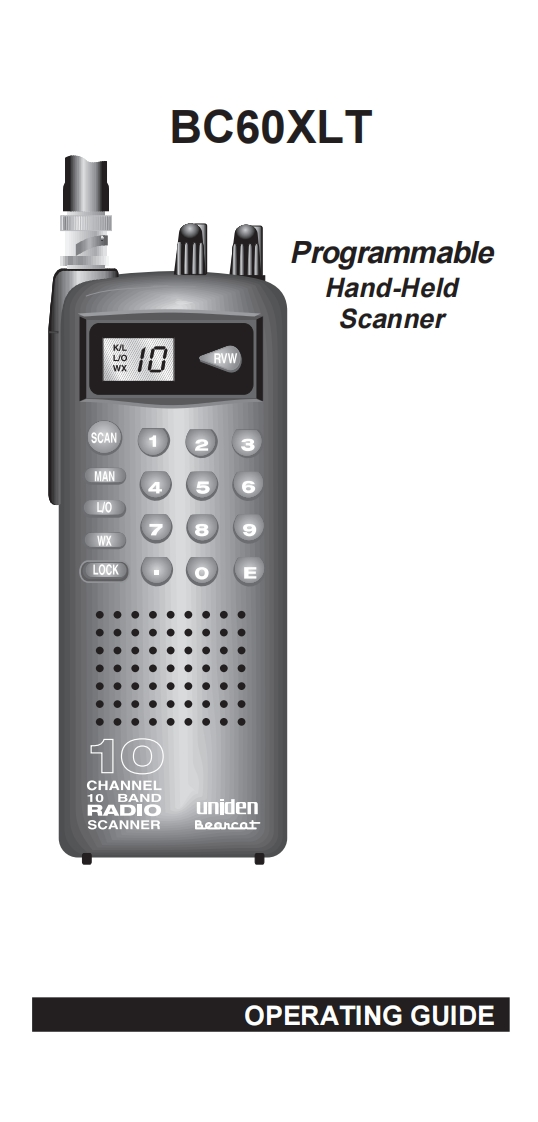 Bearcat_BC60XLT_(Manual操作说明书手册)