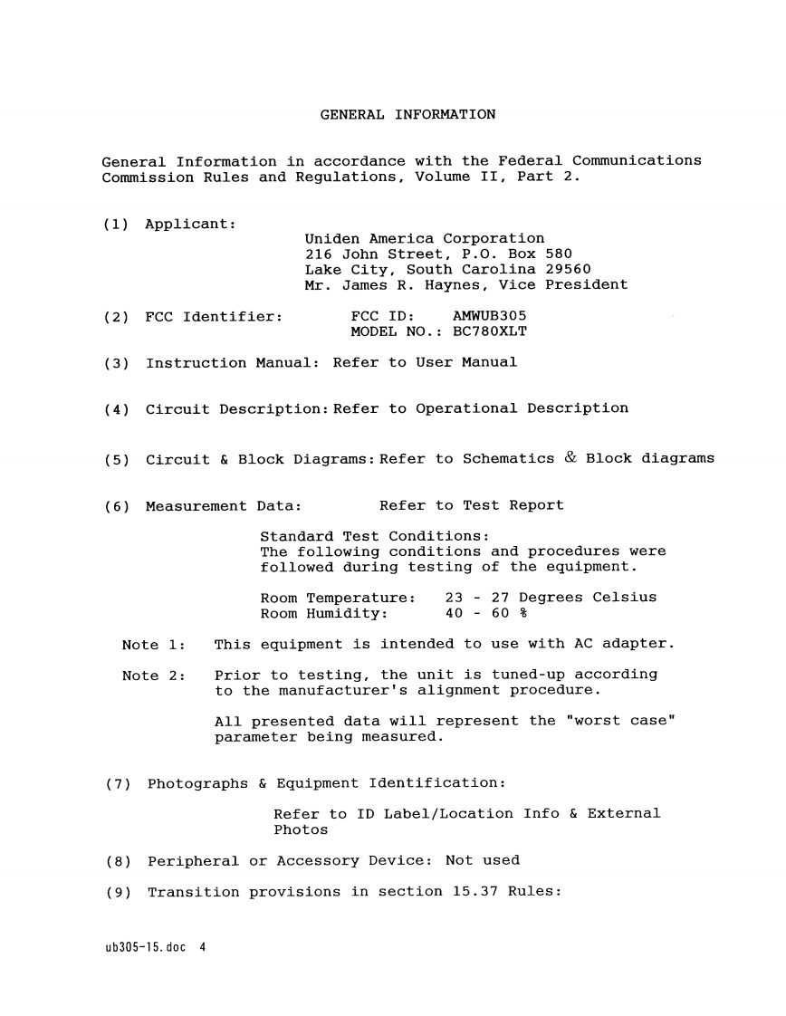 Bearcat_BC780XLT_(Schematic电器原理图手册)