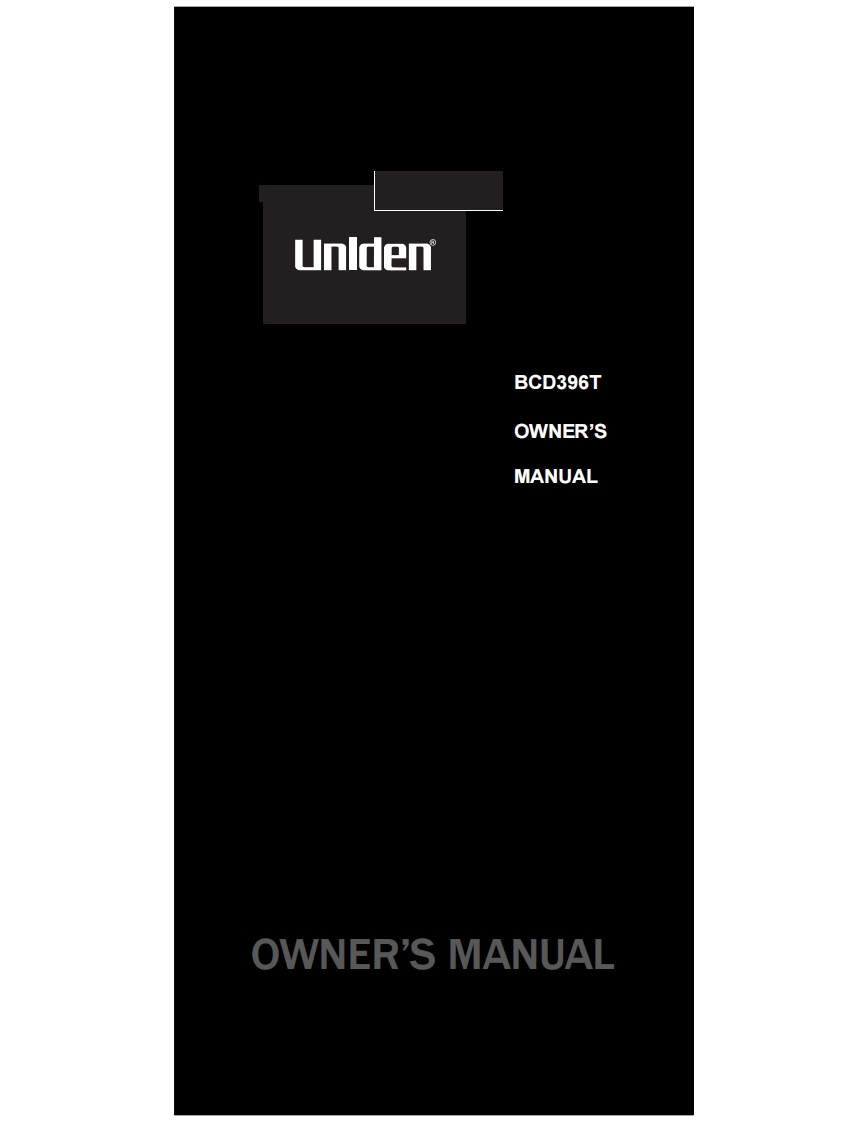 Bearcat_BCD396T_(Manual操作说明书手册)