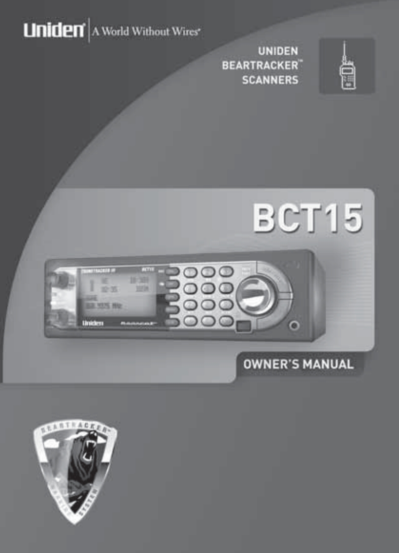 Bearcat_BCT-15_(Manual操作说明书手册)