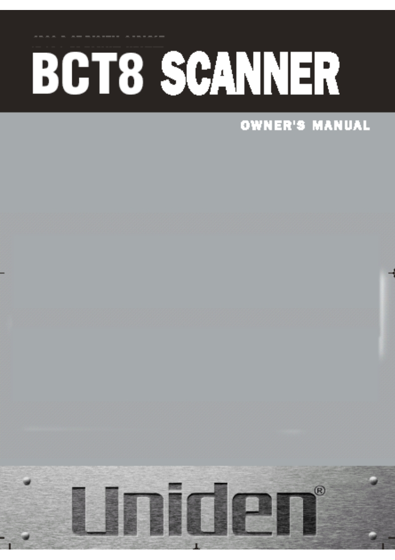 Bearcat_BCT-8_(Manual操作说明书手册)2