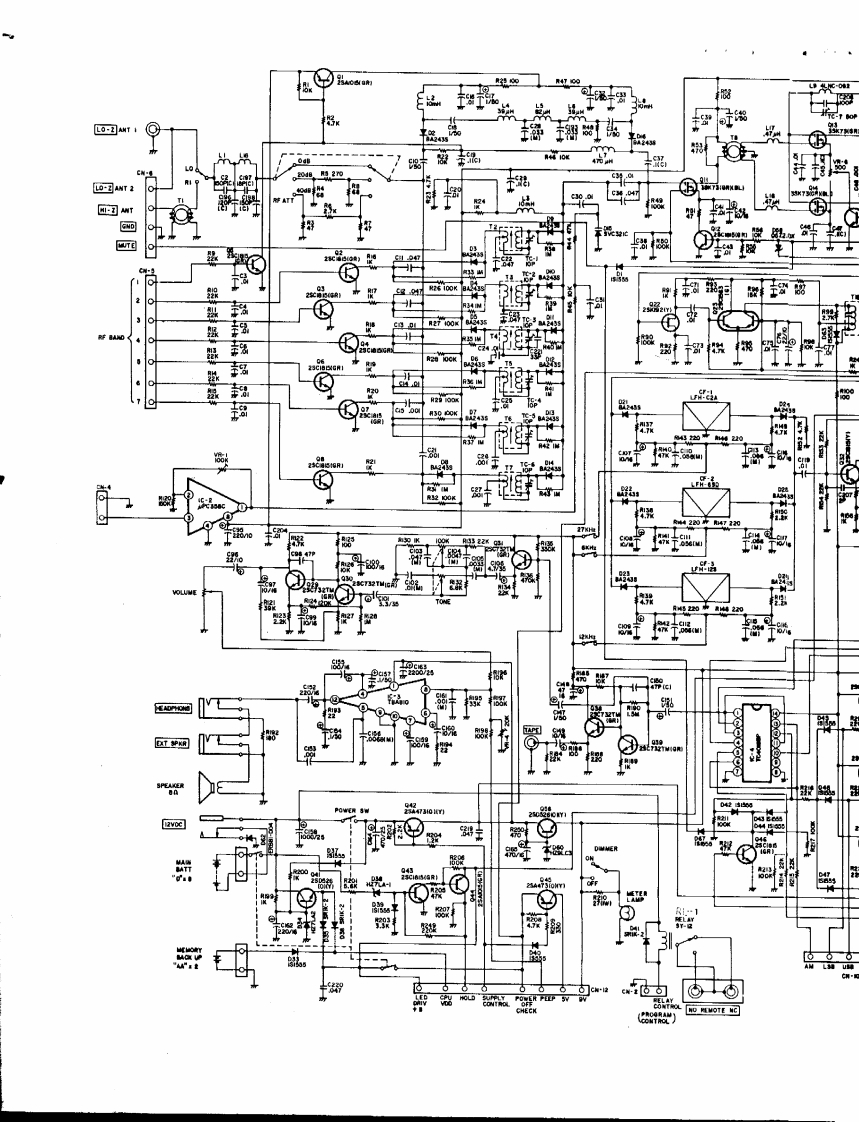 Bearcat_DX-1000_(Schematic电器原理图手册)