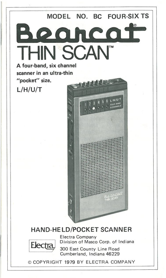 Bearcat_Thin_Scan_(BC_Four-Six-TS)_(Manual操作说明书手册)