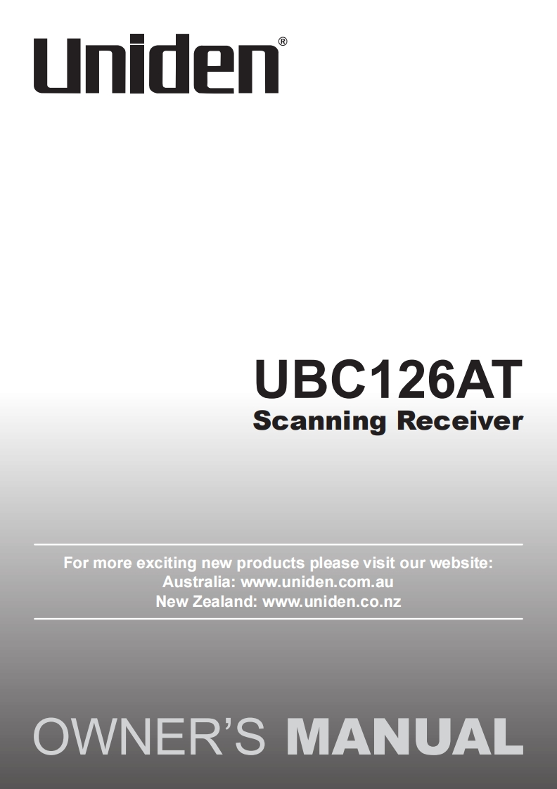 Bearcat_UBC126AT_(Manual操作说明书手册)