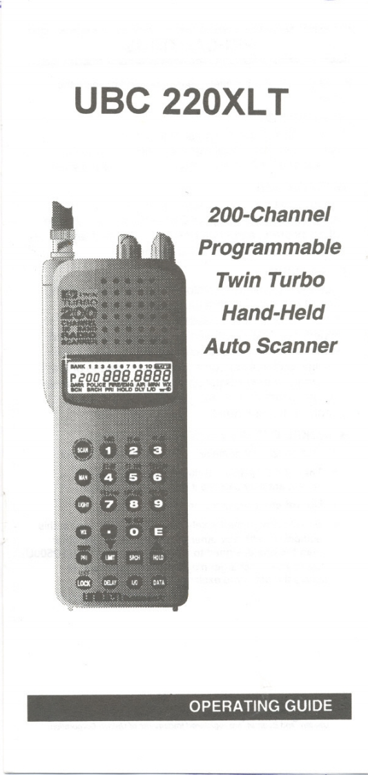 Bearcat_UBC220XLT_(Manual操作说明书手册)