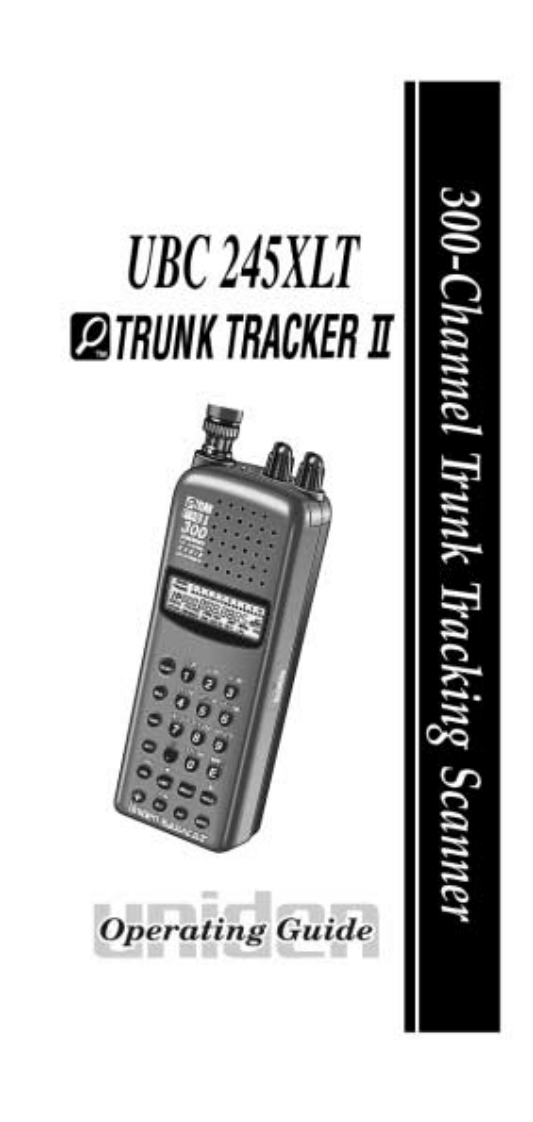 Bearcat_UBC245XLT_(Manual操作说明书手册)