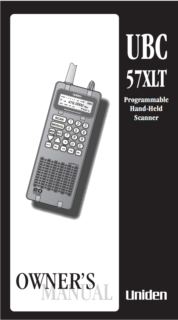 Bearcat_UBC57XLT_(Manual操作说明书手册)