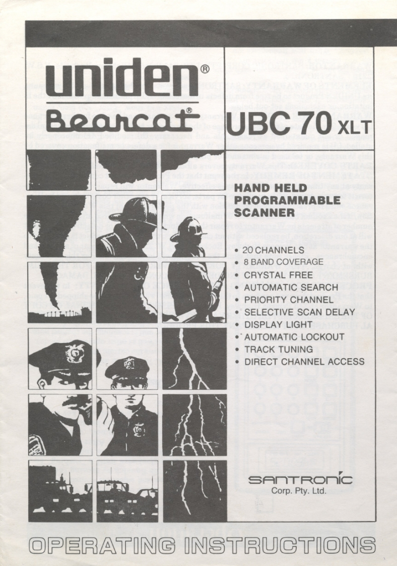 Bearcat_UBC70XLT_(Manual操作说明书手册)