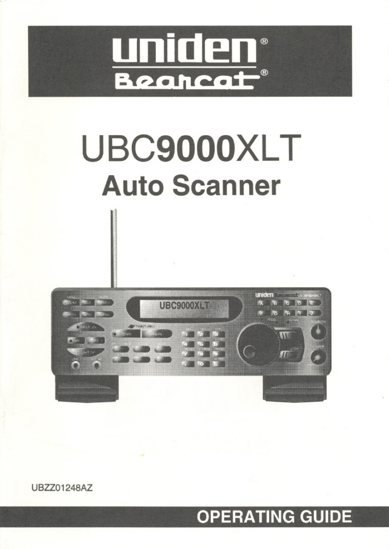 Bearcat_UBC9000XLT_(Manual操作说明书手册)