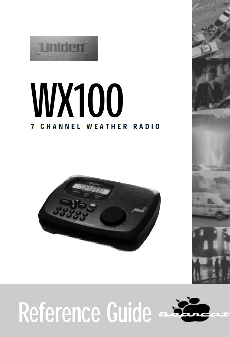 Bearcat_WX-100_(Manual操作说明书手册)