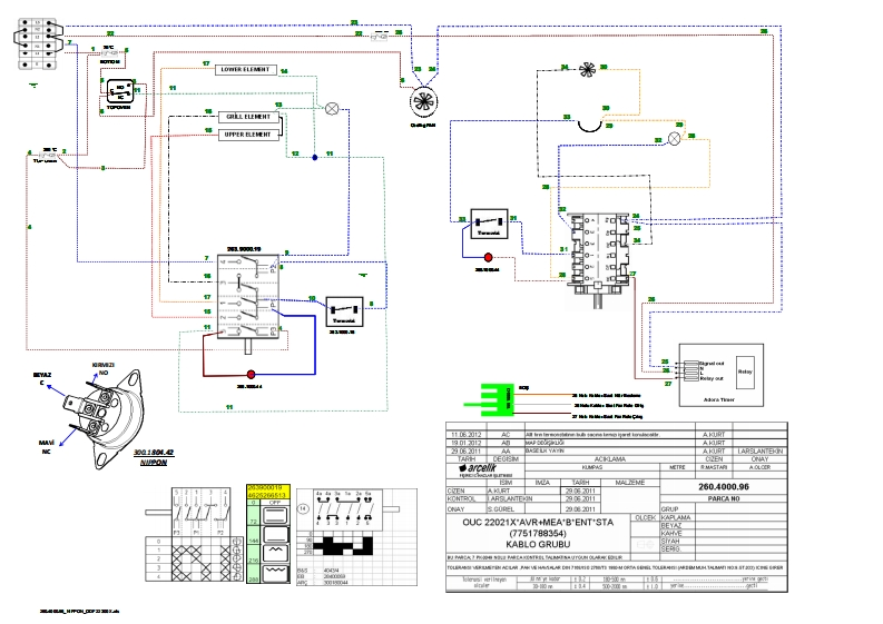 Beko-BXDF25300X-Double-Oven-电器原理图册