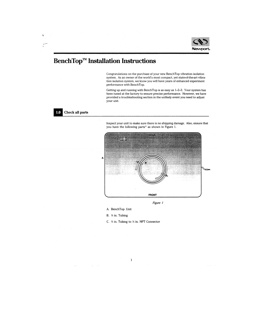 BenchTop-Compact-Isolation-Platform-Users-操作说明书指南-Rev.-D