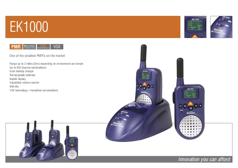 Binatone_EK_1000_Manual操作说明书手册