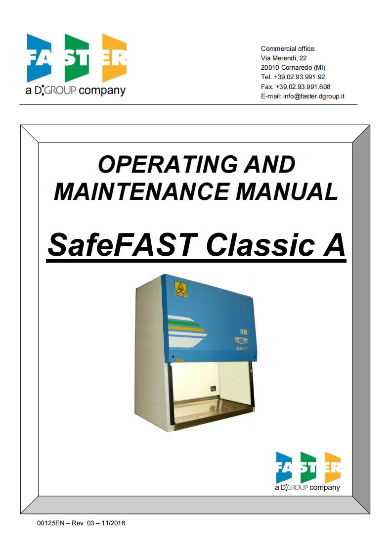 Biopharma-class-II-cabinets-safeFAST-classic_用户操作说明书手册