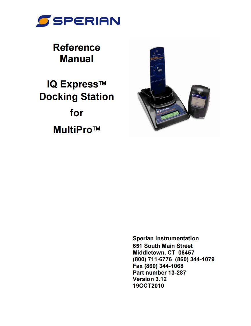 Biosystems-MultiPro-IQ-Express-Docking-Station-手册说明书指南