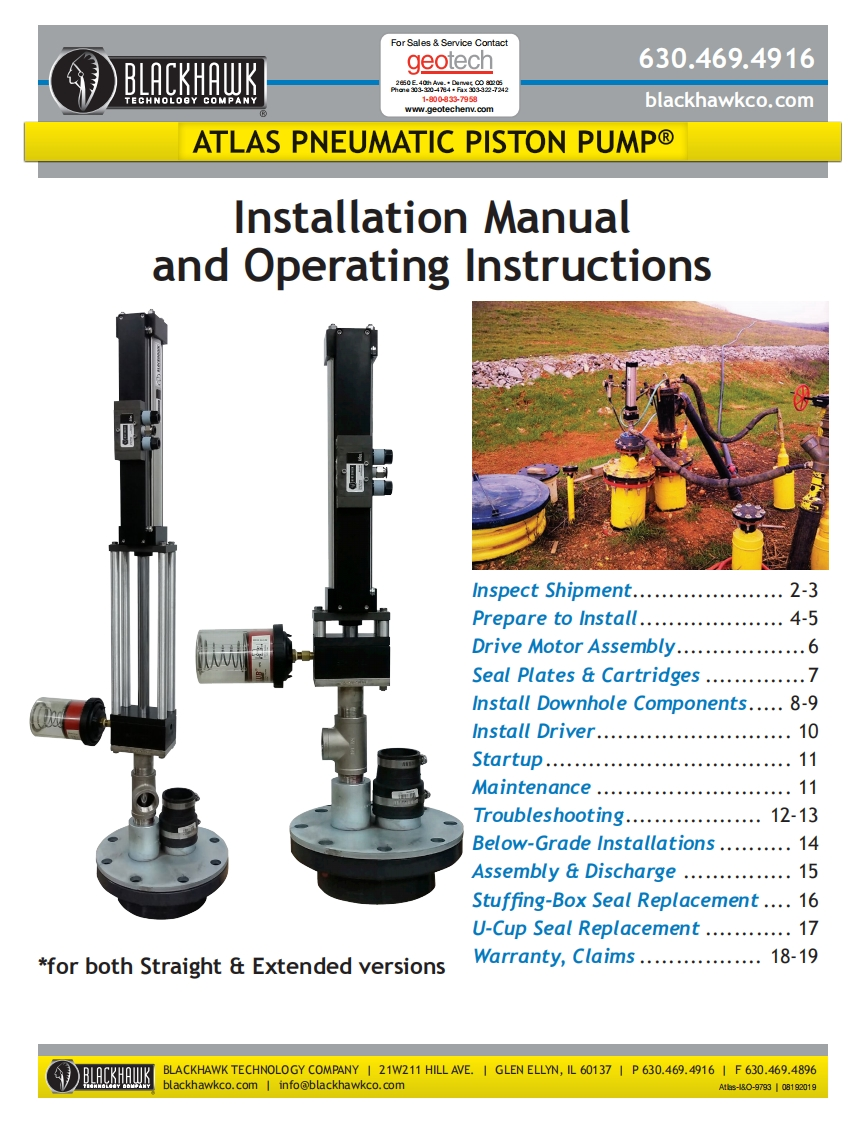 Blackhawk_Atlas_Pneumatic_Piston_Pumps_使用说明书手册