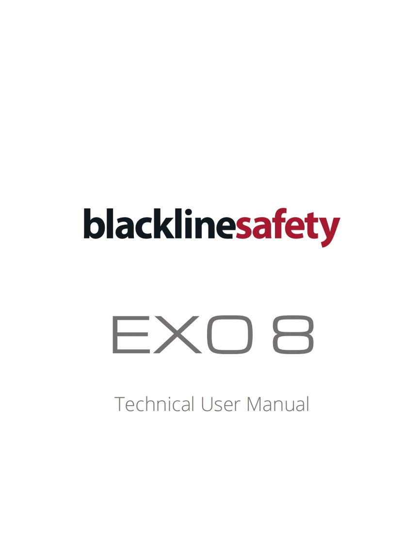 Blackline-EXO-8-使用说明书手册-Electrogas