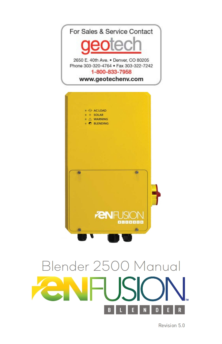 Blender2500_使用说明书手册_5.24.22