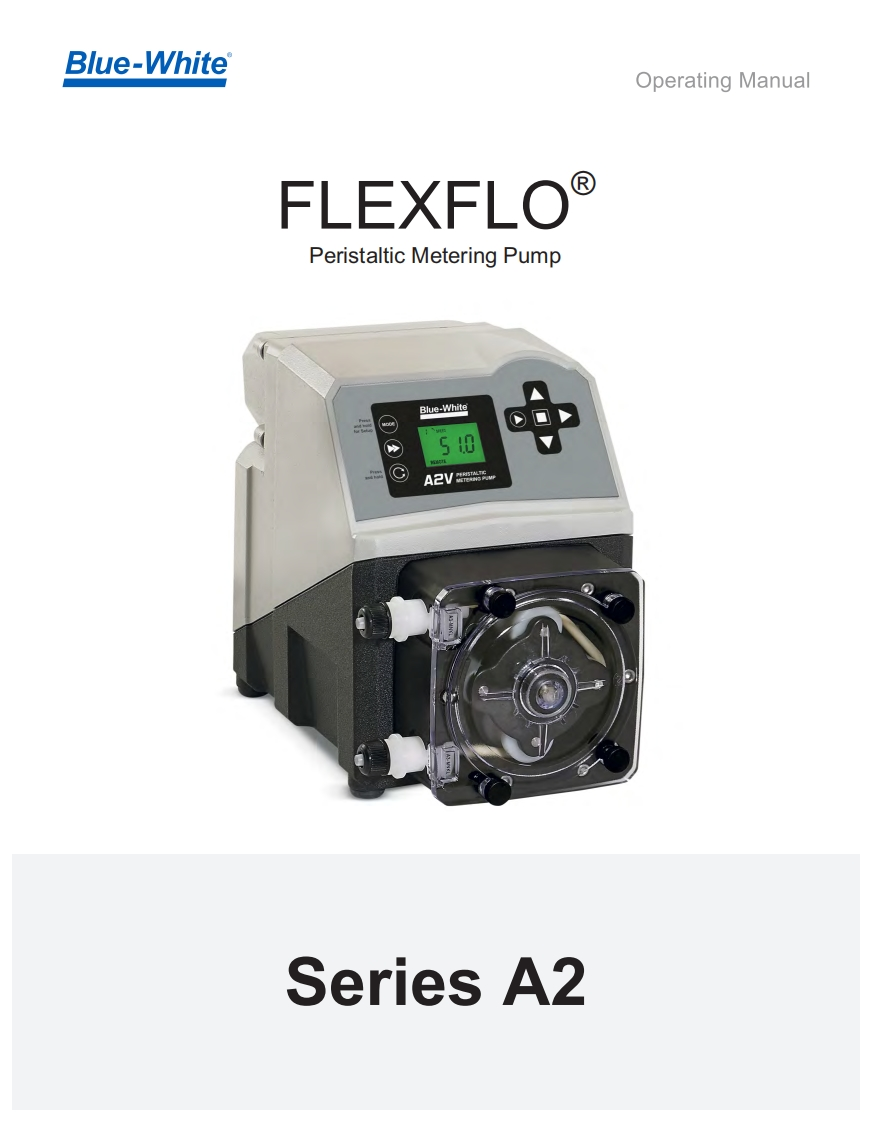 Blue-white-A2-flexflo-peristaltic-metering-pump-Manual