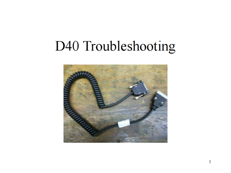 BlueGiant-Big-Joe-D40-Troubleshooting-Manual