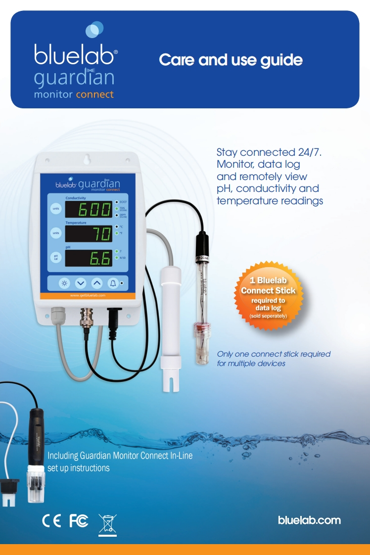 Bluelab-GuardianMonitorConnect-手册说明书指南-ENG-Aug