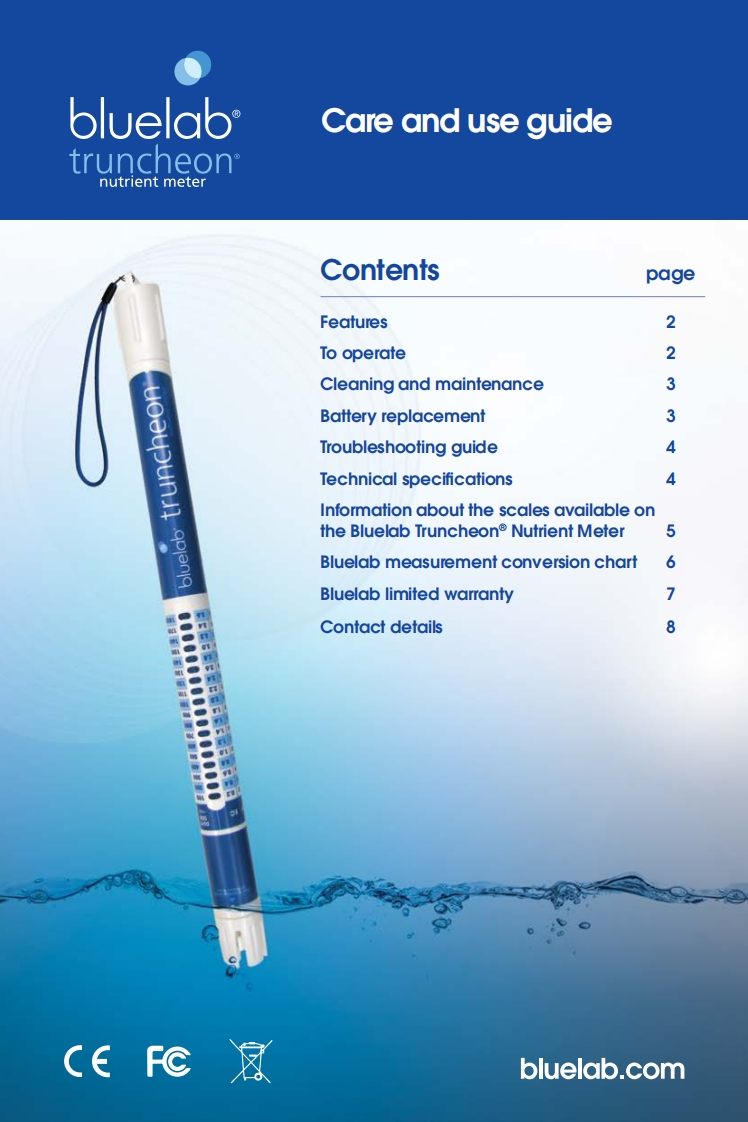 Bluelab-Truncheon-手册说明书指南ENG-SEP16