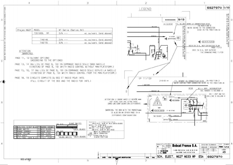Bobcat-T40140-T40170-Telescopic-Handler-Electrical-电器原理图手册-PDF