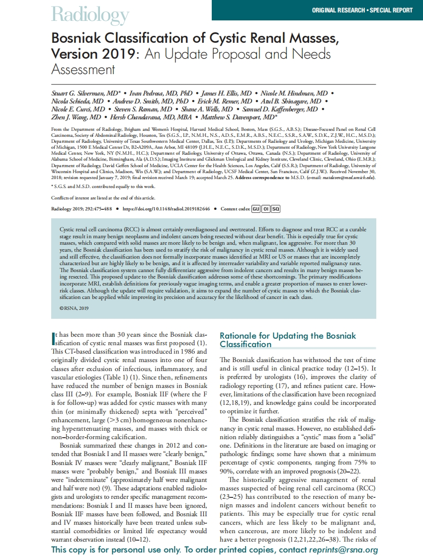 Bosniak-Classification-of-Cystic-Renal-Masses--Version-2019
