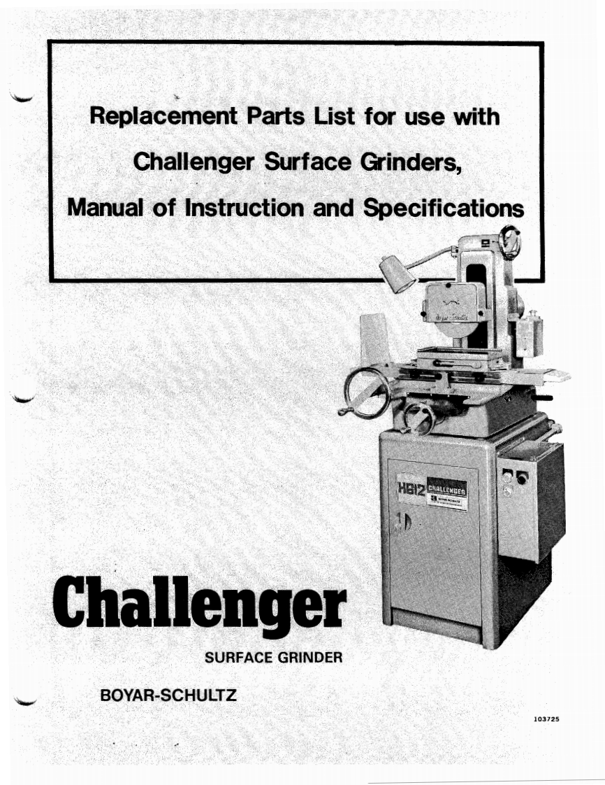 Boyar-Schultz-Parts-操作说明书手册