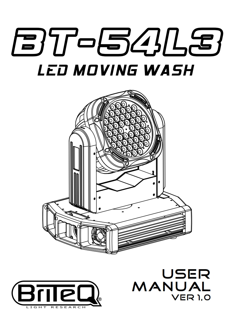 Briteq_BT-54_L3_使用说明书手册