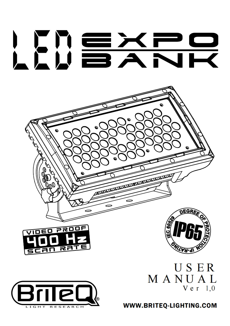 Briteq_LED_Expo_Bank_使用说明书手册