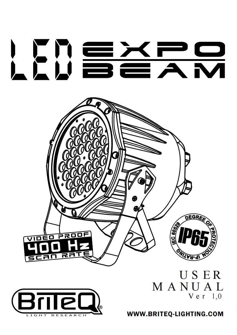 Briteq_LED_Expo_Beam_使用说明书手册