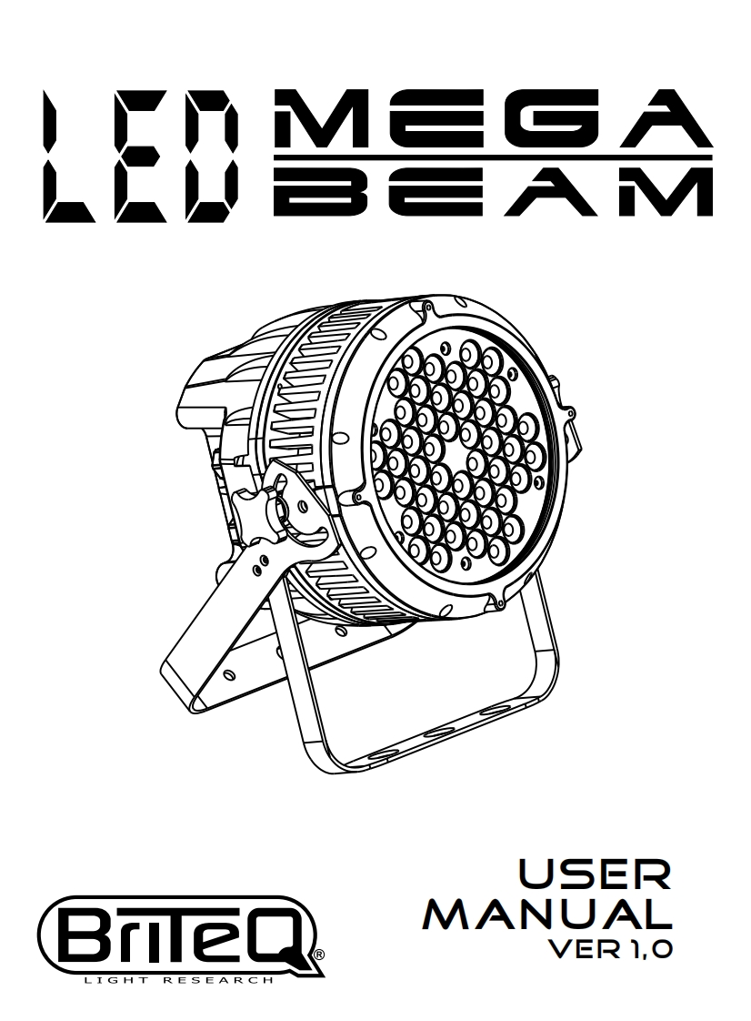 Briteq_LED_MEGA_BEAM_使用说明书手册