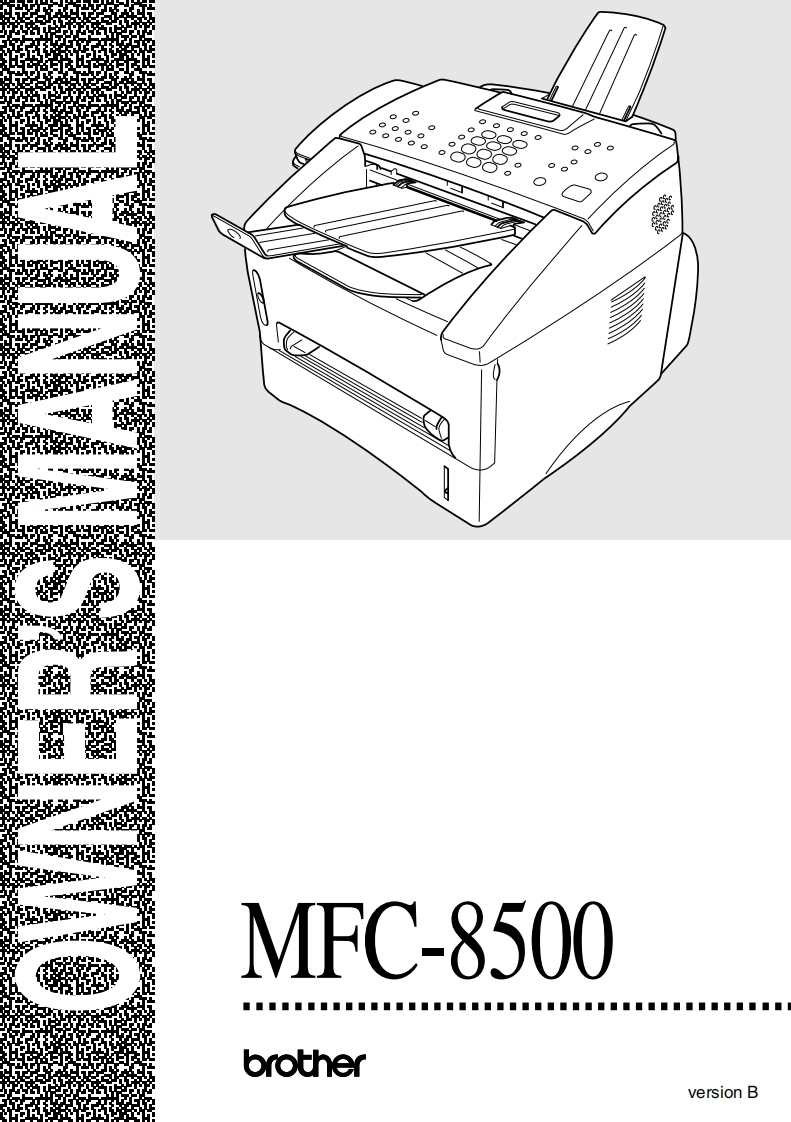 Brother-8500-Manual操作说明书手册