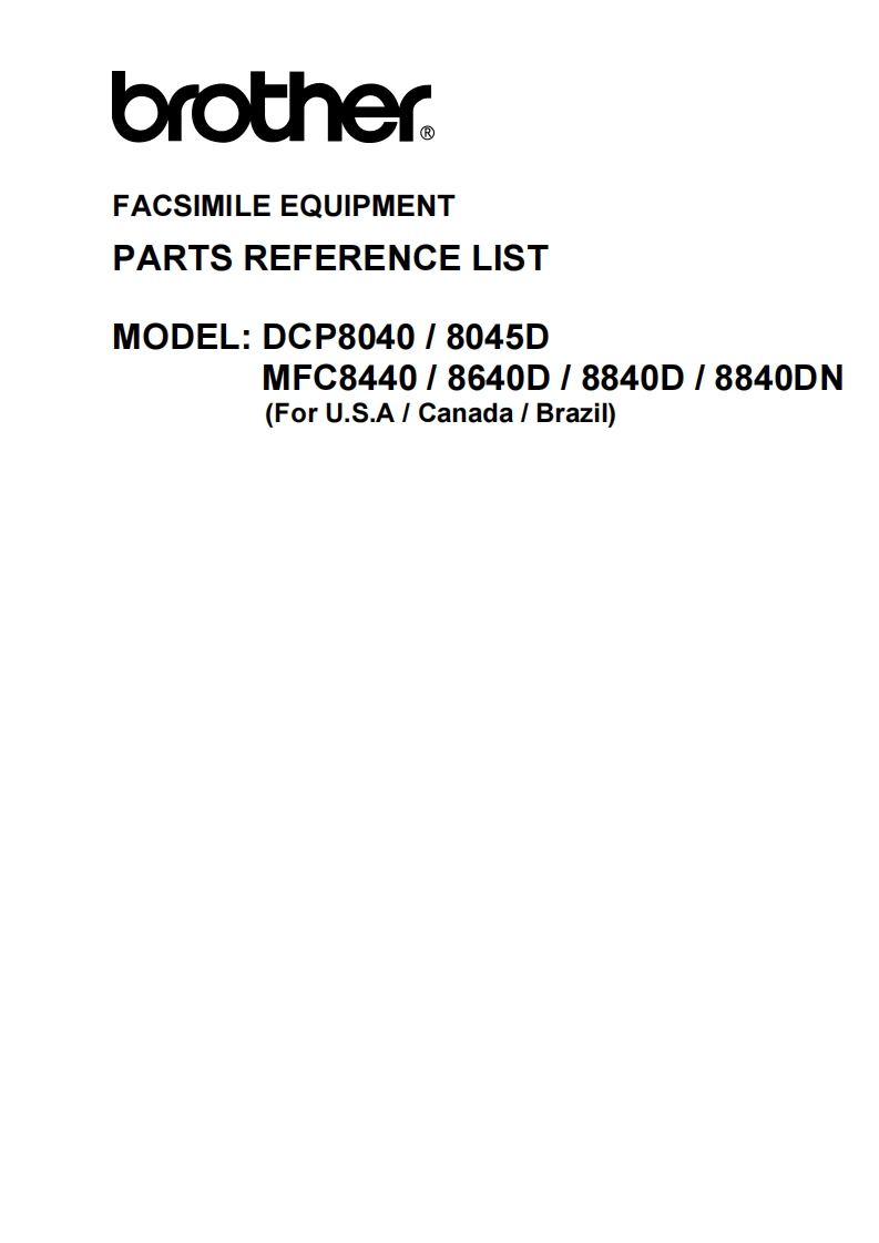 Brother-DCP-8040--DCP-8045D--MFC-8440--MFC-8640D--MFC-8840D--MFC-8840DN-零部件拆装手册-6744cf62e48be