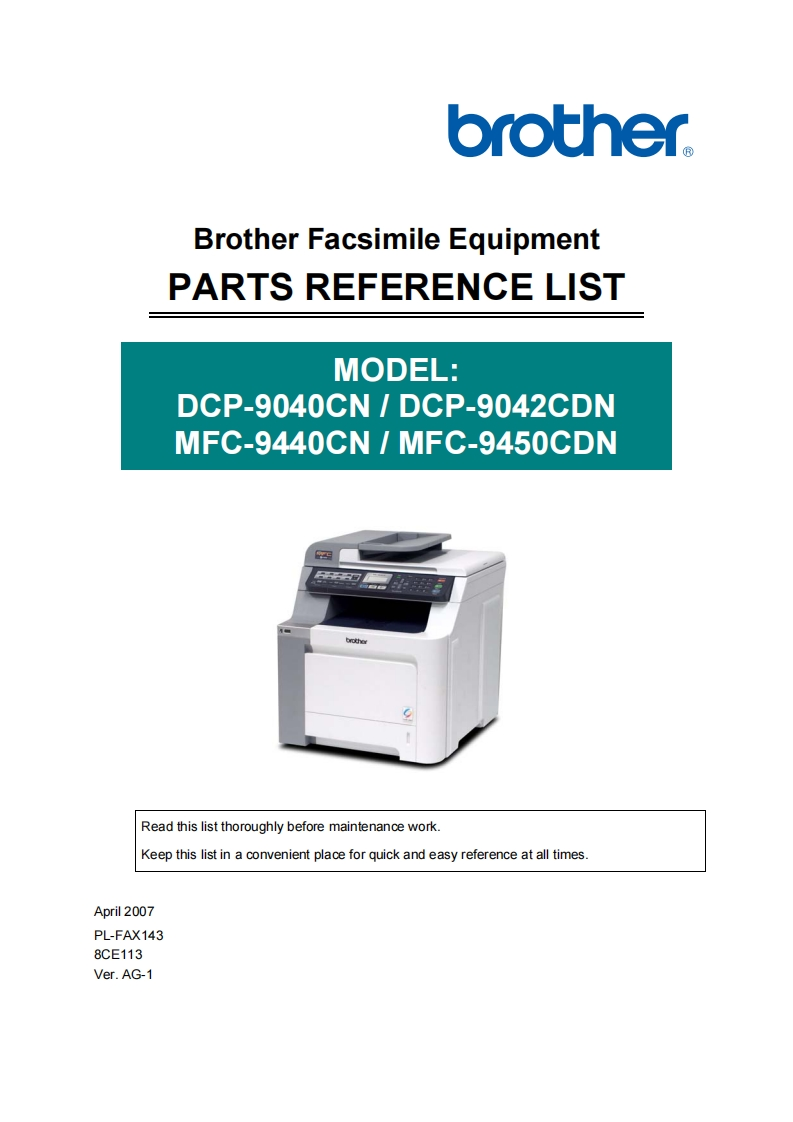 Brother-DCP-9040CN--MFC-9440CN--MFC-9450CDN-零部件拆装手册-675088138507d