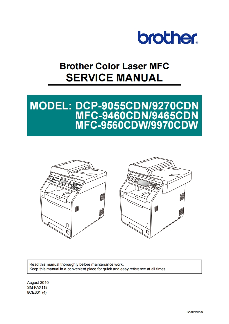 Brother-DCP-9055---9270---9460---9465---9560---9970-维修维护手册-(Eng)