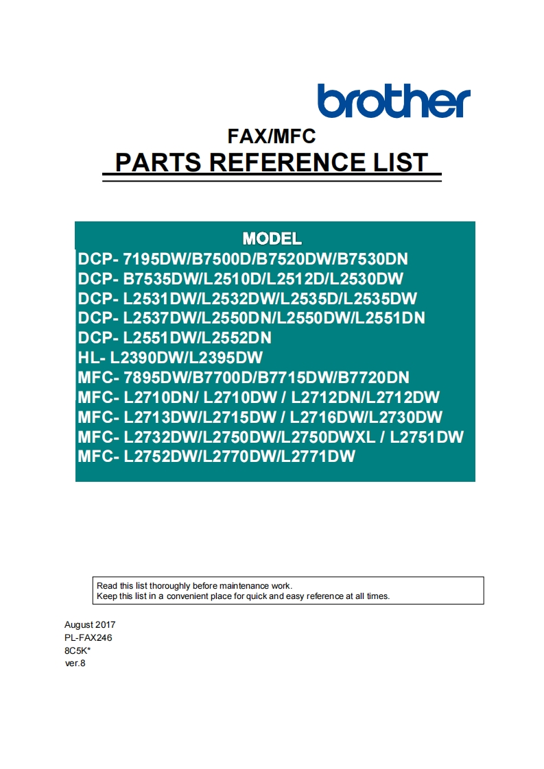 Brother-DCP-L2550DW--HL-L2390DW--HL-L2395DW--MFC-L2710DW--MFC-L2730DW--MFC-L2750DW--MFC-L2750DWXL--MFC-L2770DW-零部件拆装手册-674f30d12c16e