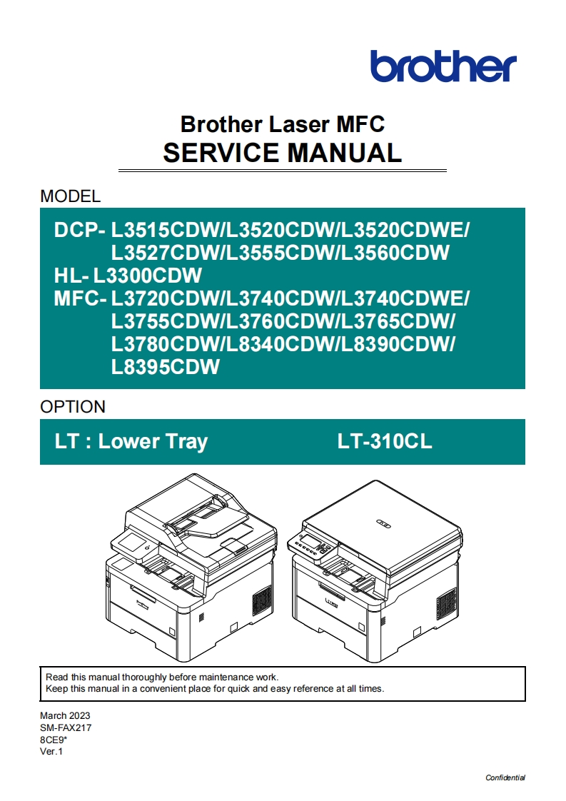 Brother-DCP-L3515CDW--DCP-L3520CDW-Series-维修手册含电器原理图-67584a771c05e-找手册网
