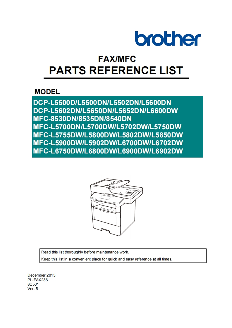 Brother-DCP-L5500DN--DCP-L5600DN--DCP-L5650DN--MFC-L5700DW--MFC-L5800DW--MFC-L5850DW--MFC-L5900DW--MFC-L6700DW--MFC-L6750DW--MFC-L6800DW--MFC-L6900DW-零部件拆装手册-6745d835a83b5