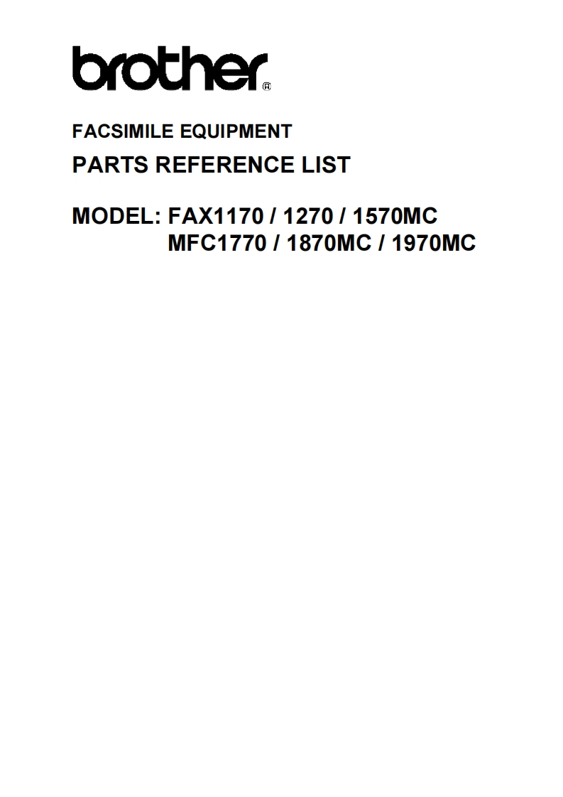 Brother-FAX-1170--FAX-1270--FAX-1570MC--MFC-1770--MFC-1870MC--MFC-1970MC-零部件拆装手册-6746248d3ebbe