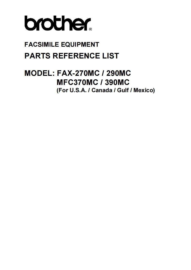 Brother-Fax-170--Fax-190--Fax-290MC--MFC-390MC-维修手册含电器原理图-6745fa3a66ae9