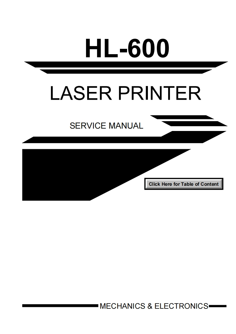 Brother-HL-600-series-维修维护手册