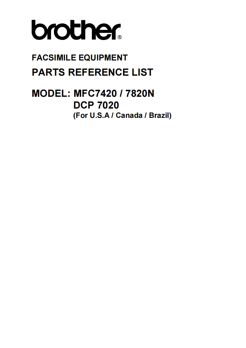 Brother-MFC-7420--MFC-7820N--DCP-7020-零部件拆装手册-674f00a923a77