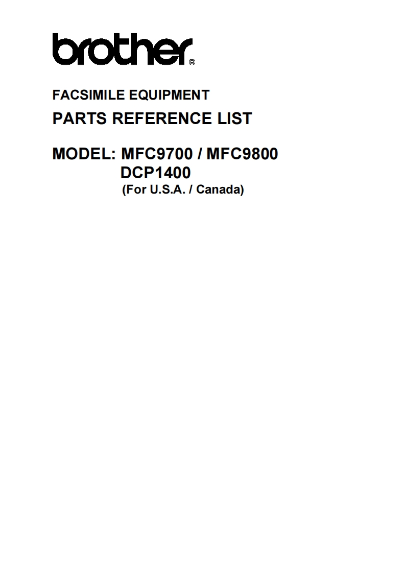 Brother-MFC9700--MFC9800--MCP1400-零部件拆装手册-67448c0eb05e5