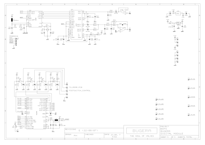 Bugera_333XL_Effects_Module_Schematic电器原理图
