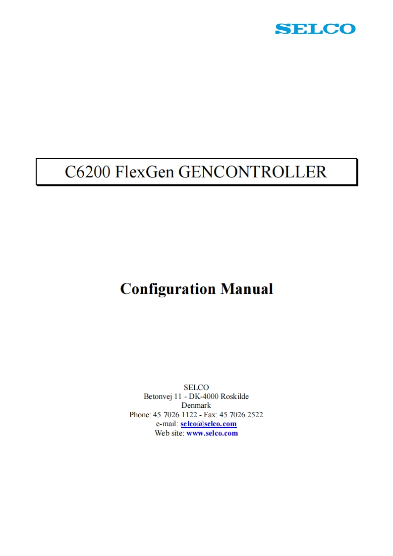C6200-FlexGen-参数设置手册