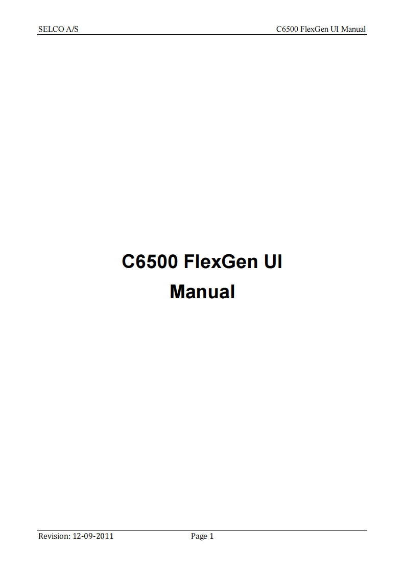 C6500-Manual使用说明书手册
